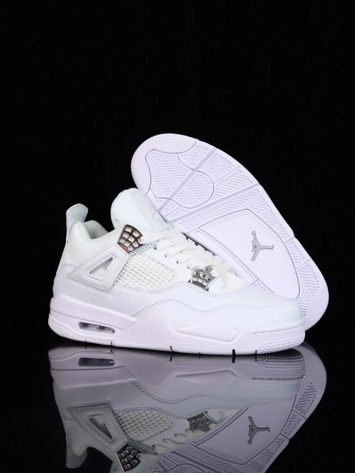 Nike Air Jordan 4 Retro Premium White Kicks