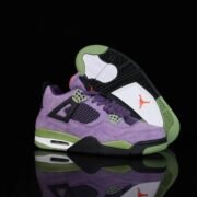 Nike Air Jordan 4 Retro Bold Purple Green