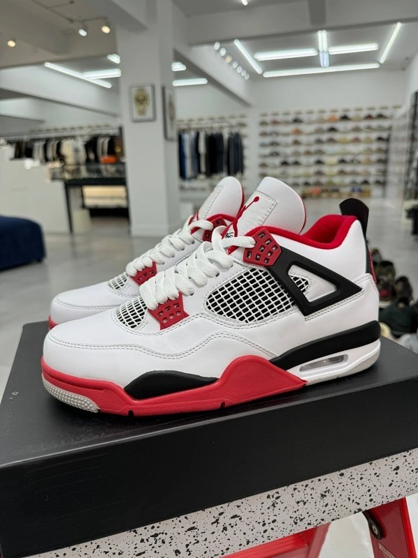 Nike Air Jordan 4 Retro Fiery Red Shoes