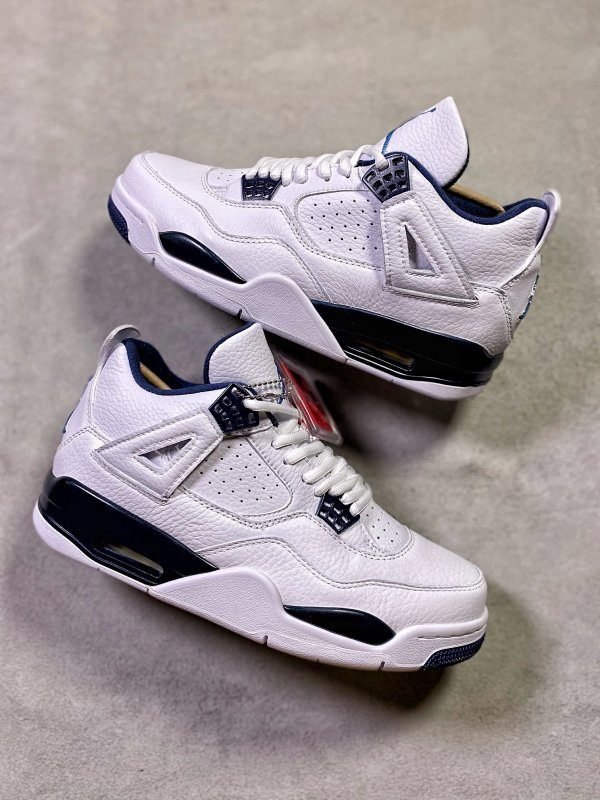 Nike Air Jordan 4 Retro Navy White Charm
