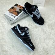 Nike Dunk Low in Black & Blue