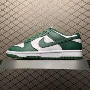 Nike Dunk Low: Green & White Harmony