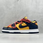 Nike Dunk Low: Navy Yellow Red Mix