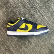 Nike Dunk Low: Navy Yellow Pop
