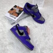 Nike Dunk Low: Purple Grey, Unique Blend!