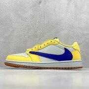 Nike Dunk Low eye - catching Yellow Blue