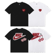 Nike Heart Logo Chic Black&White T-Shirt