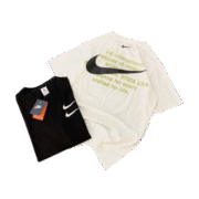 Nike Black&White Swoosh Logo T-Shirt