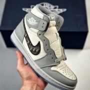 Nike x Dior Air Jordan 1: Gray Chic