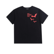 OFF-WHITE 2019 Bat Graphic Black T-Shirt