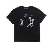 OZWALD's Alien Graphic Black Tee