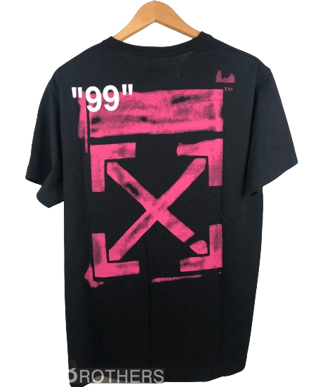 Off-White Graphic Black Pink T-Shirt
