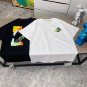 Off White Striking Graphic Black White