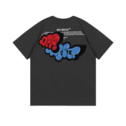 Off-White Butterfly Graphic Black T-Shirt