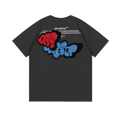 Off-White Butterfly Graphic Black T-Shirt
