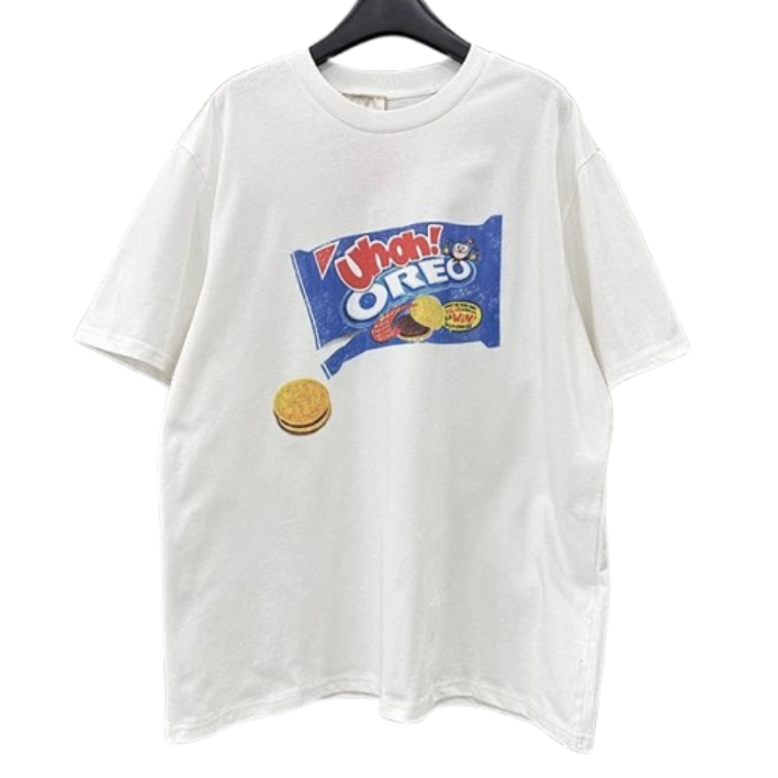 Oreo's Uh-oh! White Graphic Tee