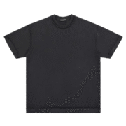 Oversized Comfort: All-Black Tee Essential