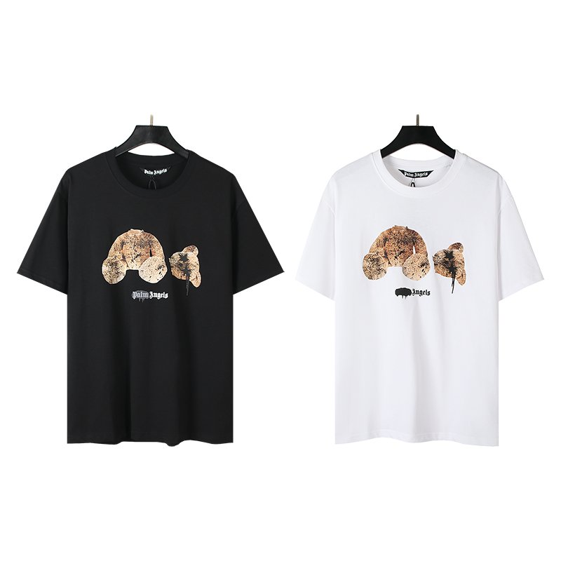 Palm Angels Bear Head Black/White Graphic