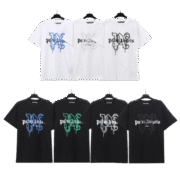 Palm Angels' Multi - Colored Logo T-Shirt