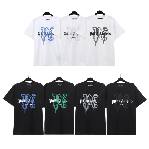 Palm Angels' Multi - Colored Logo T-Shirt