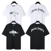 Palm Angels Shark White/Black Graphic