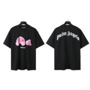Palm Angels Black Teddy Bear Graphic