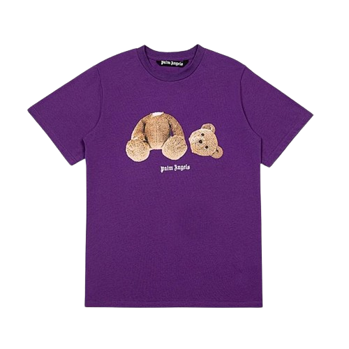 Palm Angels' Adorable Purple Teddy Bear T-shirt