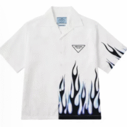 Prada Blue Flame Chic Short Sleeve
