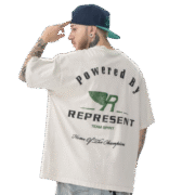 REPRESENT Beige Powered By T-Shirt