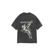 Represent's Winged Pegasus Black T-Shirt