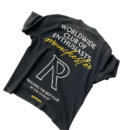 Represent Manchester Black Club T-shirt