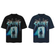 Saint Graphic Sophisticated Black Tee