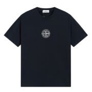 Stone Island Black Logo Print