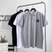 Stone Island Grey Polo Shirt