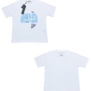 Stone Island White Logo Print 02