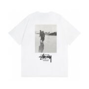 Stussy Beach Photo White Print