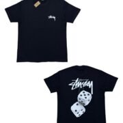 Stussy Dice Black Graphic Tee