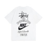 Stussy x Nike Wide World Tribe White Tee