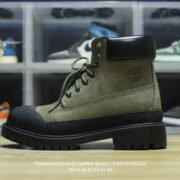 Timberland 6 - Inch Green Leather Boots