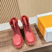 Timberland's Bold Red Boots