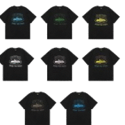 Unknown Black Graphic Print T - Shirt