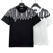 Unknown Black & White Graphic T-Shirts