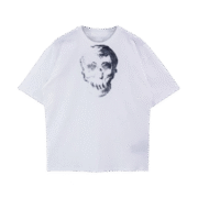 Unknown Skull White Print T-Shirt