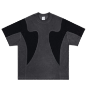 Unknown: Stylish Grey Black T-Shirt