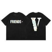 VLONE Friends Daisy Black Tee