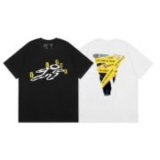 VLONE Artistic Graphic Print B&W Tee