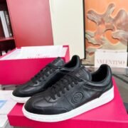 Valentino Sleek Black Sneakers