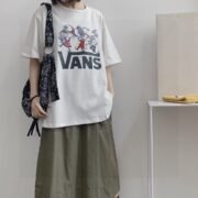 Vans Graphic Oversized White Casual Tee