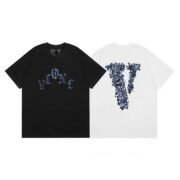 Vlon Logo Graphic Tee - Black & White Blend