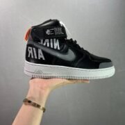 af1 air force 1 High-Top Black Gem